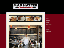 Tablet Screenshot of madhattercafe.us