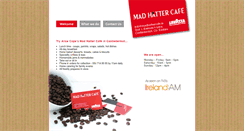 Desktop Screenshot of madhattercafe.ie